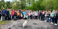 Учащиеся и педагоги учреждений образования Борисовщины объединились на Марше парков