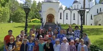 Ребята из лагеря "Чайка" посетили единственный в мире монастырь, посвященный святой Ксении Петербургской