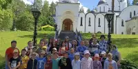 Ребята из лагеря "Чайка" посетили единственный в мире монастырь, посвященный святой Ксении Петербургской